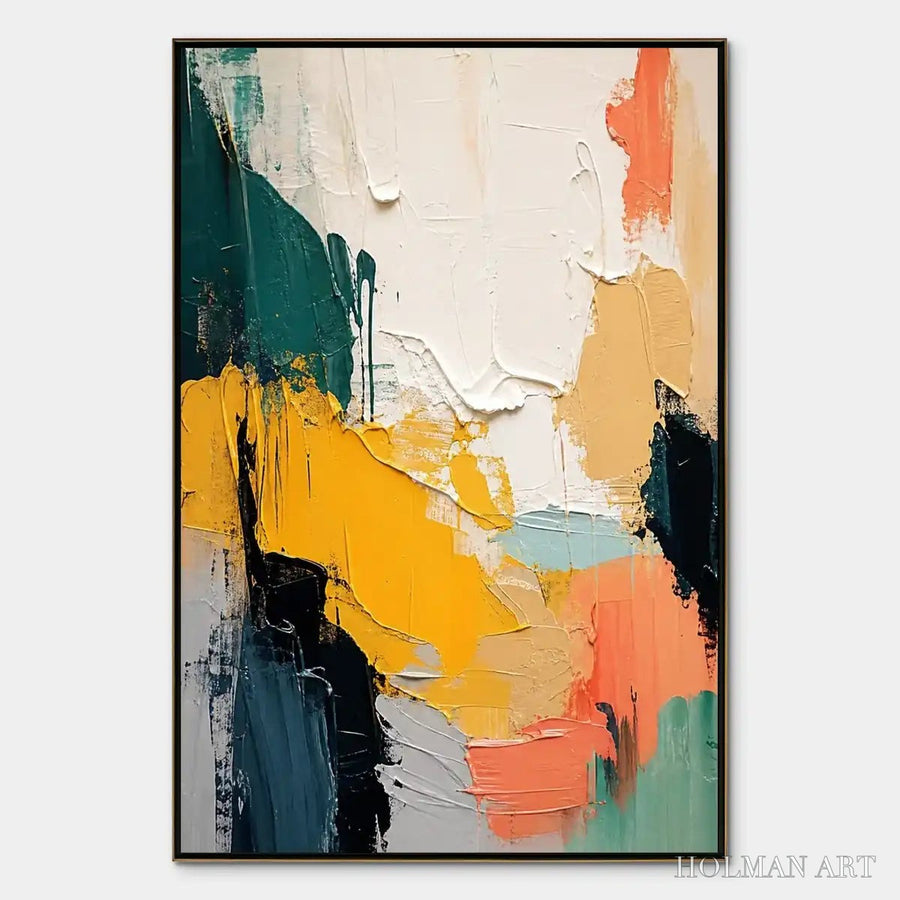 Color Pulse – Colorful Abstract Texture Painting