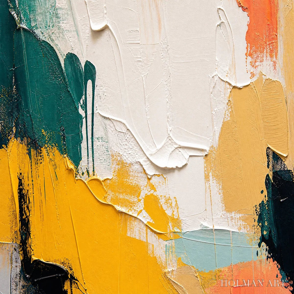 HOLMAN ART Color Pulse – Colorful Abstract Texture Painting - image 3