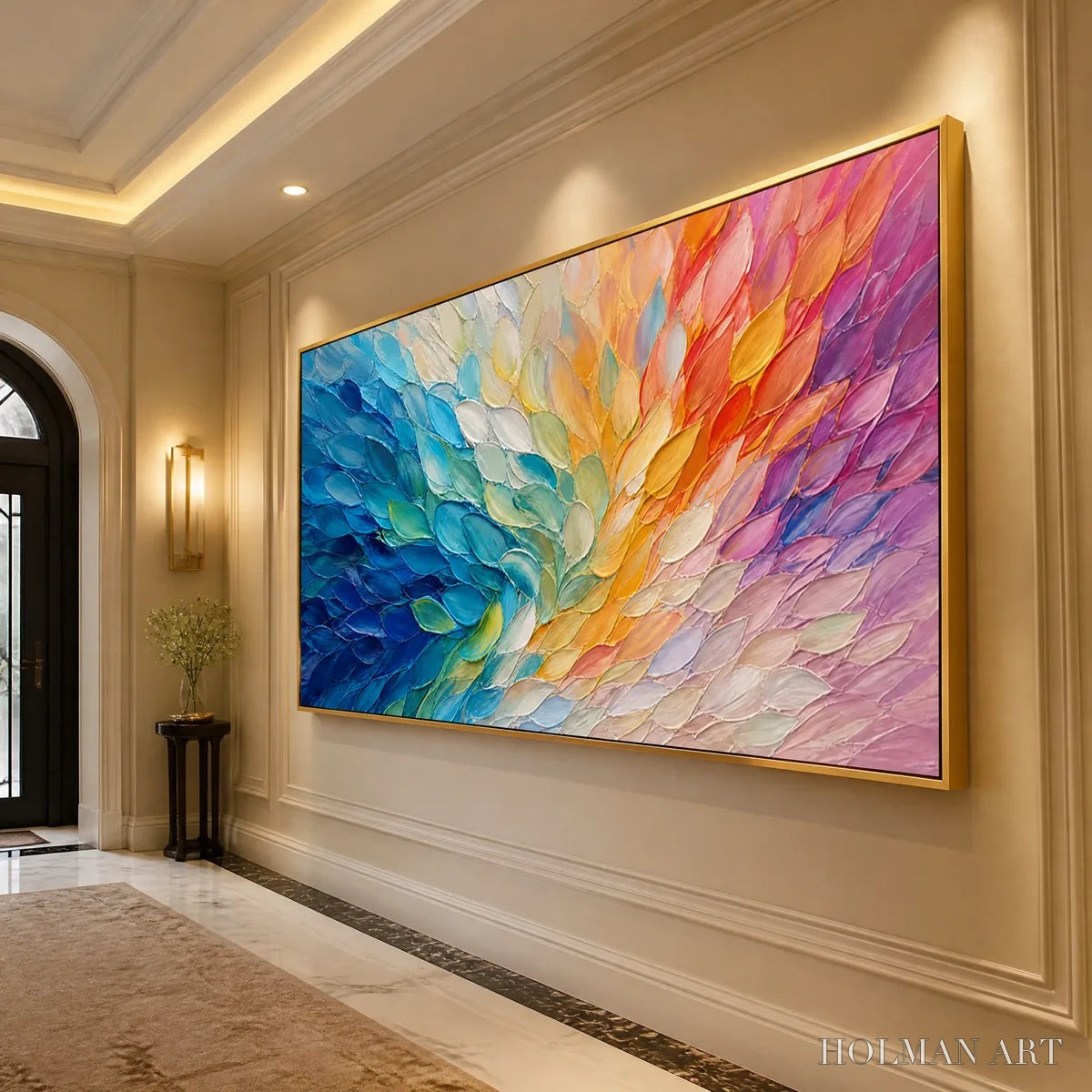 HOLMAN ART Carnival Wings – Colorful Wing Abstract Painting - image 4