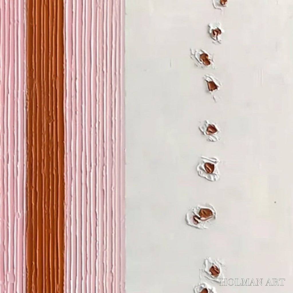 HOLMAN ART Color Cadence – Textured Colorful Abstract Impasto Stripe Painting - image 3
