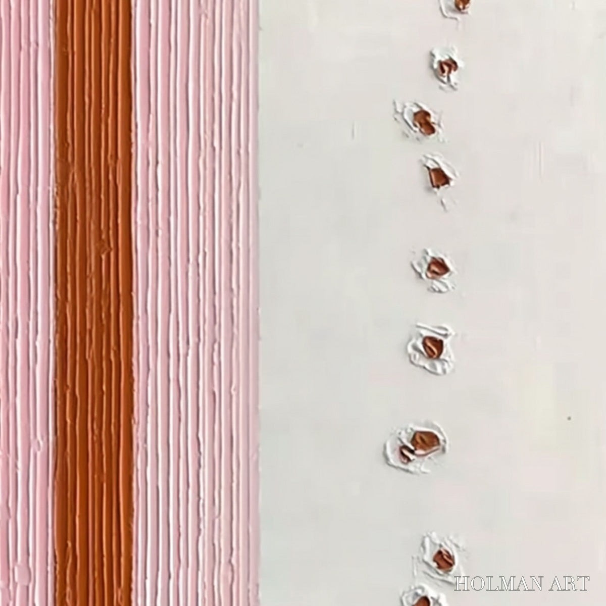 HOLMAN ART Color Cadence – Textured Colorful Abstract Impasto Stripe Painting - image 3