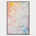 HOLMAN ART Serendipity – Colorful Textured Abstract Vertical Oil Painting - image 1