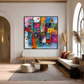 HOLMAN ART Heartbeat Symphony – Colorful Abstract Love & Hearts Impasto Painting - image 2