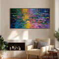HOLMAN ART Waterlily Serenade – Colorful Abstract Water Lilies Impasto Oil Painting - image 2