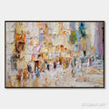 HOLMAN ART Stones of Solace – Textured Impasto Painting of an Ancient Cityscape - image 1