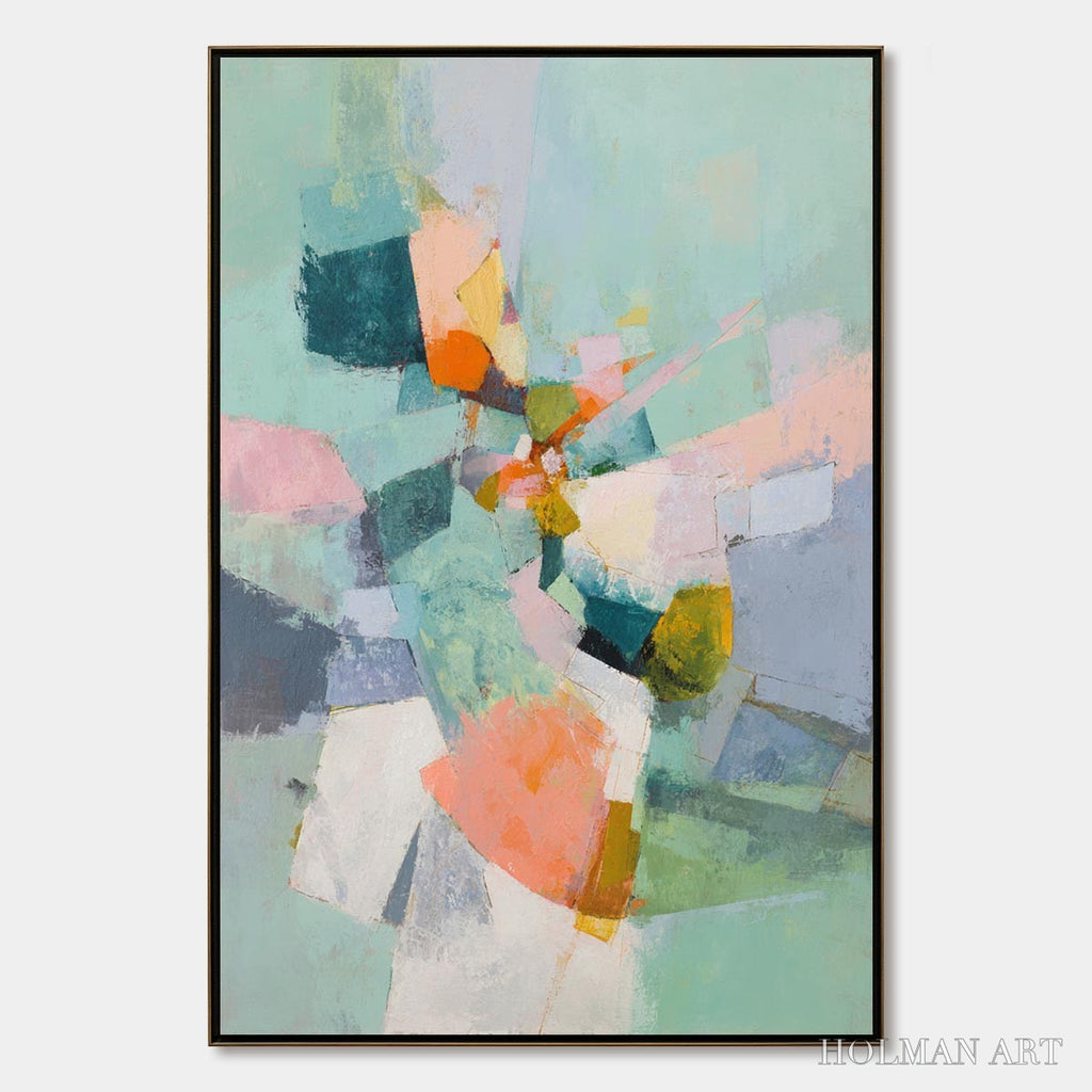 HOLMAN ART Serendipity – Colorful Modern Abstract Composition Painting - image 1