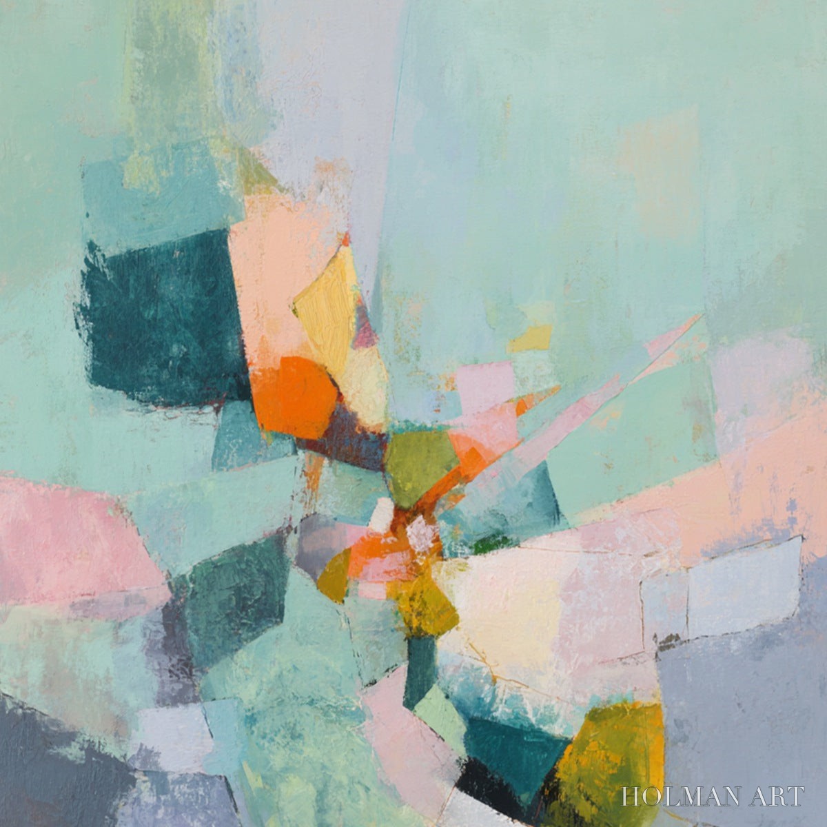 HOLMAN ART Serendipity – Colorful Modern Abstract Composition Painting - image 5