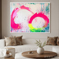 HOLMAN ART Neon Bloom – Vibrant Abstract Acrylic Painting - image 2