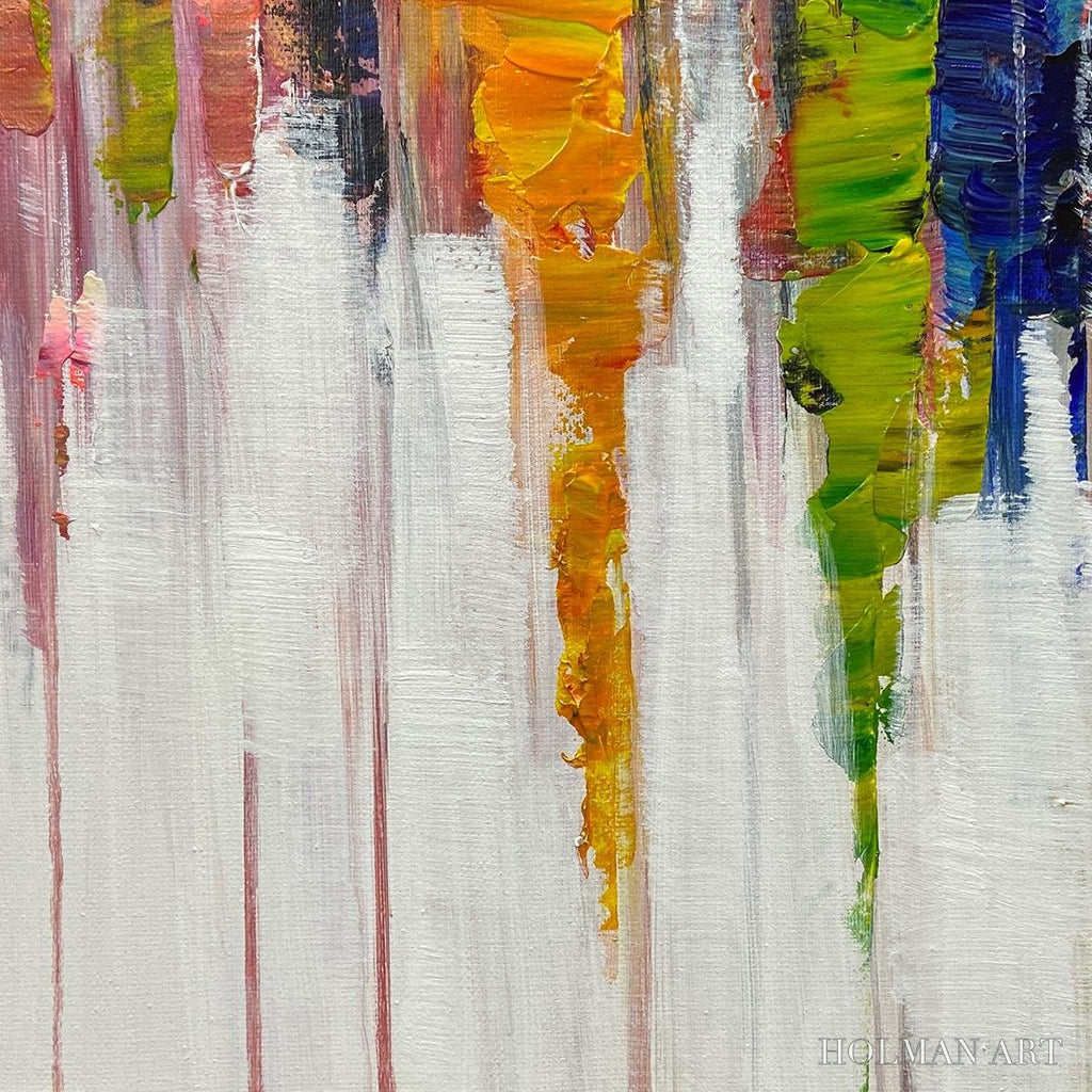 HOLMAN ART Colorfalls – Panoramic Abstract Oil Painting in Vibrant Hues - image 6