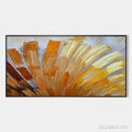 HOLMAN ART Golden Radiance – Abstract Gold Textured Impasto Oil Painting - image 1