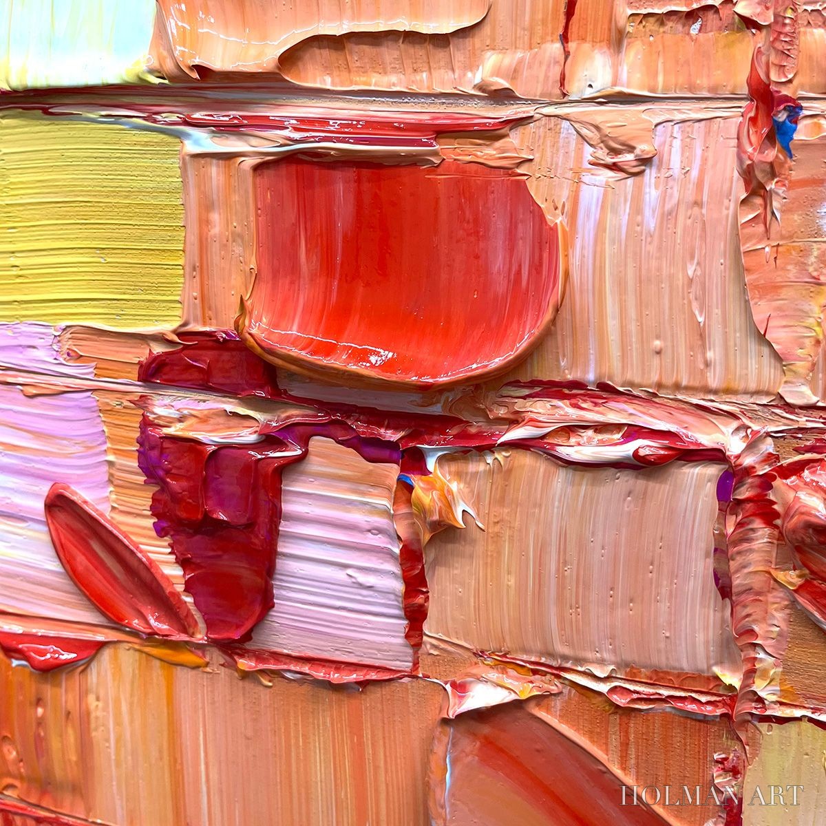 HOLMAN ART Chroma Flow – Textured Abstract Impasto Oil Painting - image 3
