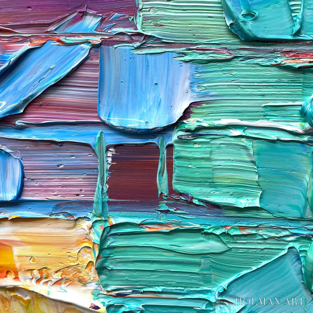 HOLMAN ART Chroma Flow – Textured Abstract Impasto Oil Painting - image 6