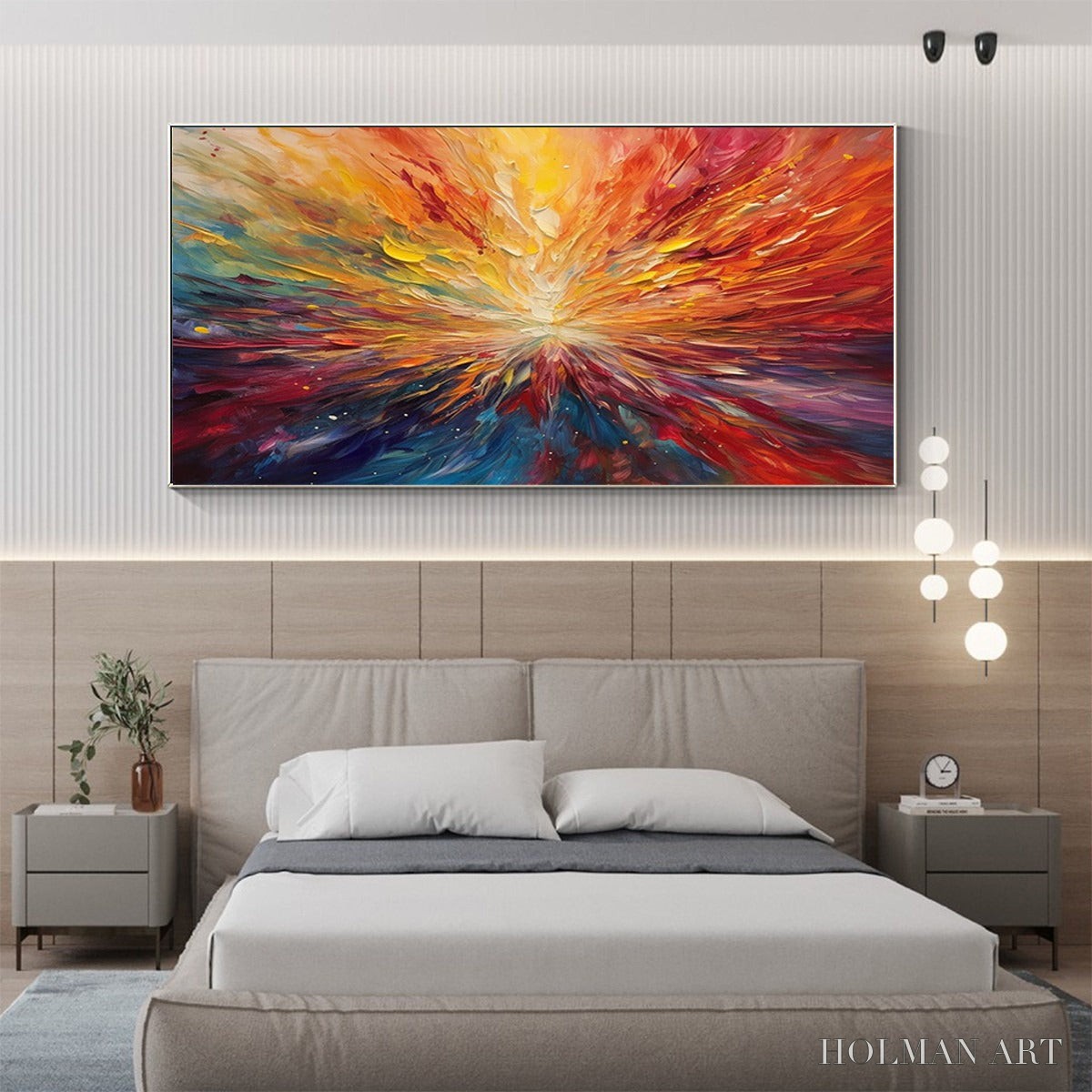 HOLMAN ART Solar Flare – Textured Impasto Abstract Oil Painting - image 2