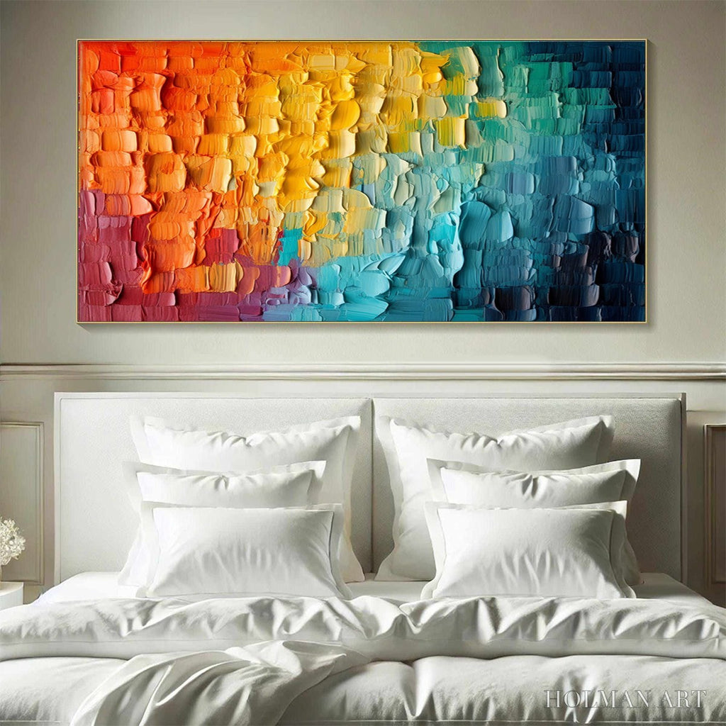 HOLMAN ART Chromatic Flow – Textured Impasto Abstract Oil Painting - image 2