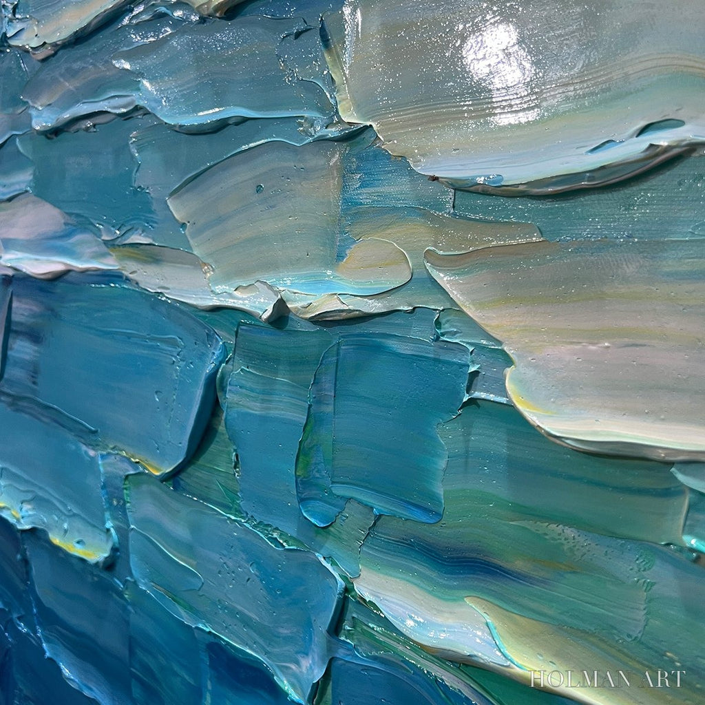 HOLMAN ART Chroma Flow – Textured Abstract Impasto Oil Painting - image 3