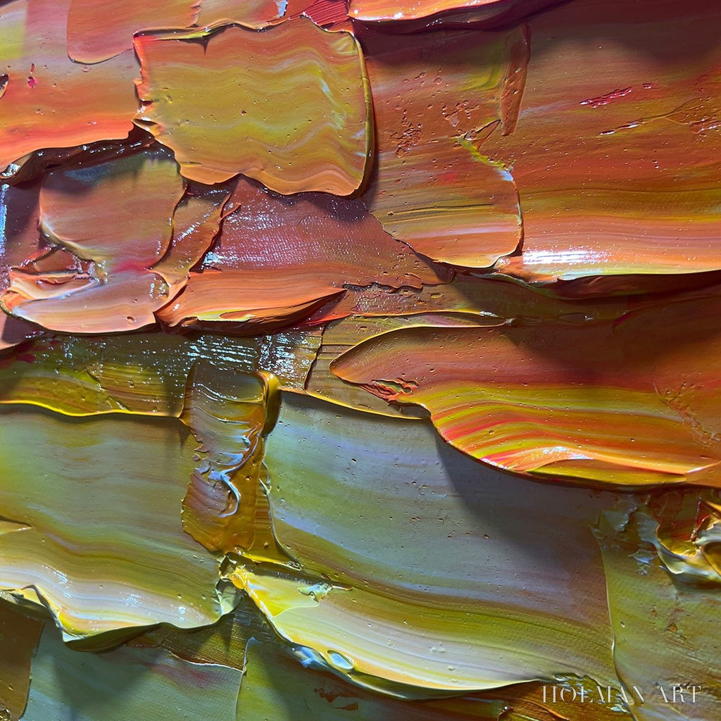 HOLMAN ART Chroma Flow – Textured Abstract Impasto Oil Painting - image 6