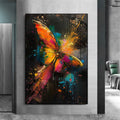 HOLMAN ART Butterfly Nebula – Colorful Butterfly Oil Painting on Canvas - image 2