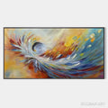 HOLMAN ART Abstract Swirl Oil Painting - Colorful Decor - image 1