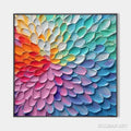 HOLMAN ART Rainbow Burst – Textured Abstract Painting in Rainbow Colors - image 1