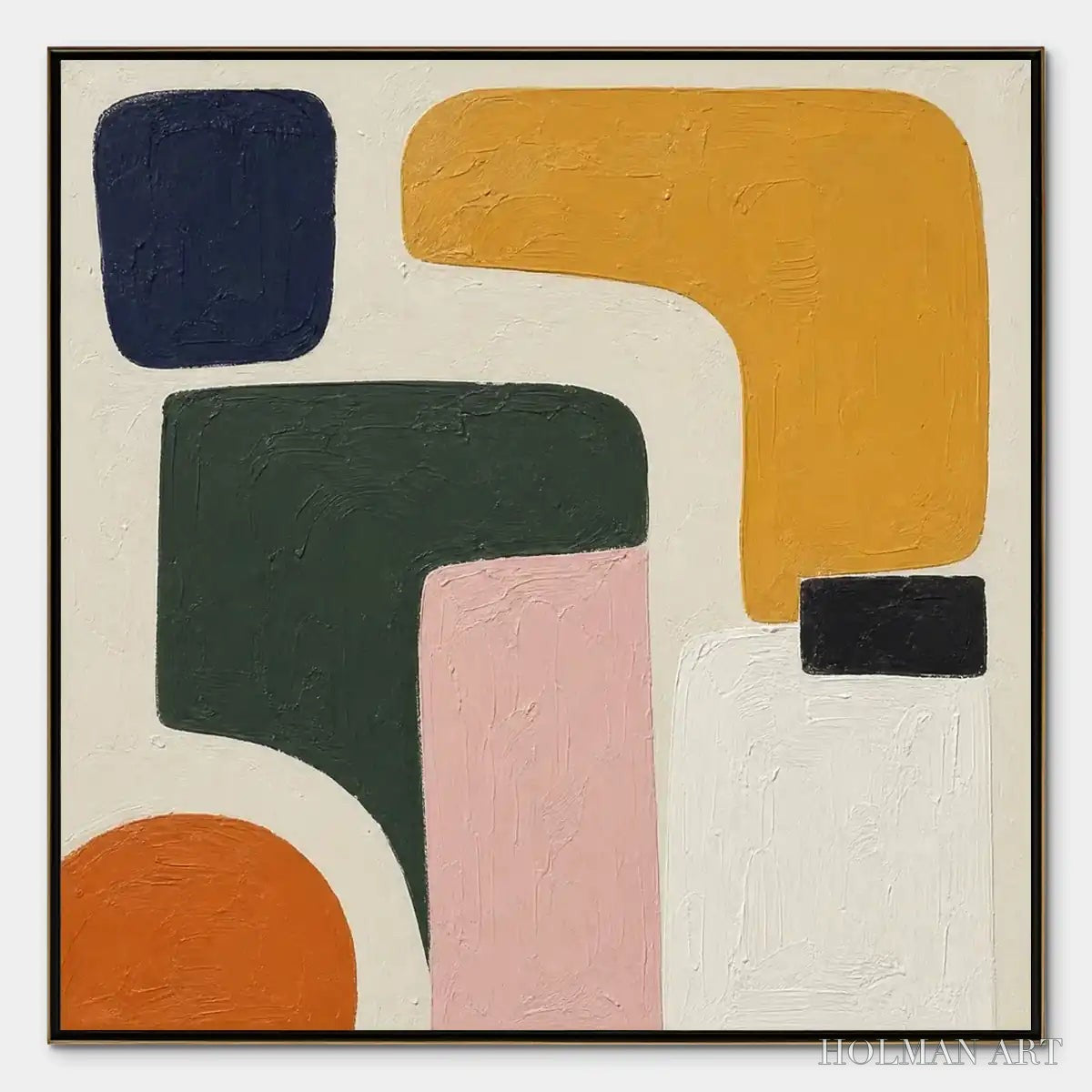 HOLMAN ART Garden Shapes – Modern Organic Shape Abstract - image 1