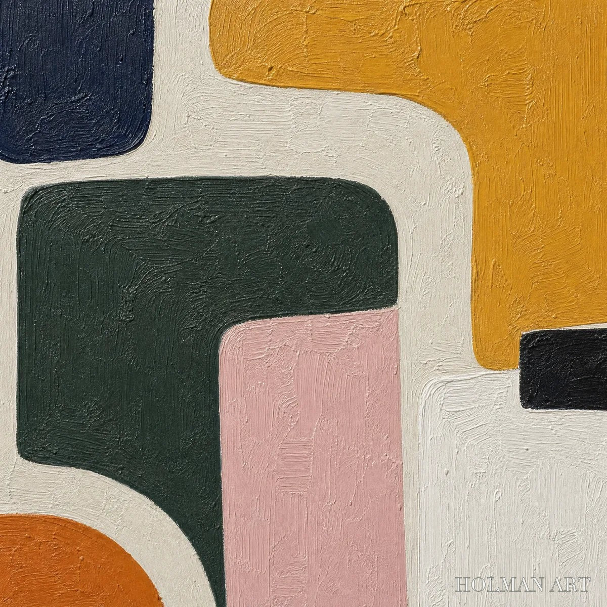 HOLMAN ART Garden Shapes – Modern Organic Shape Abstract - image 3