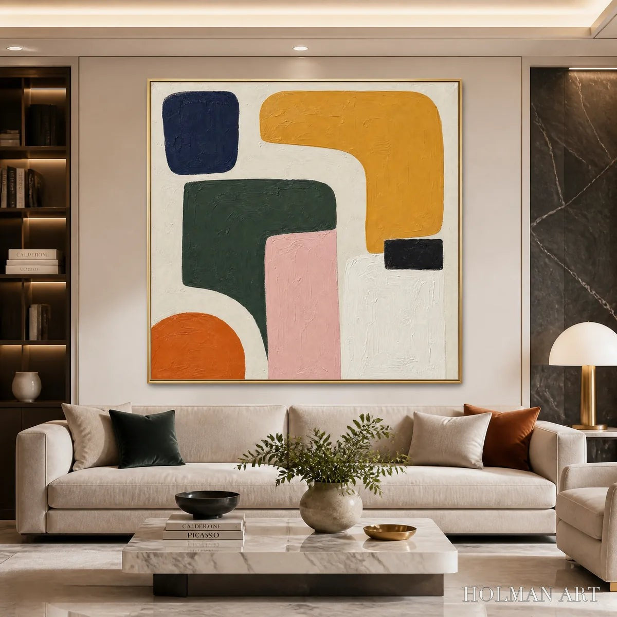 HOLMAN ART Garden Shapes – Modern Organic Shape Abstract - image 5