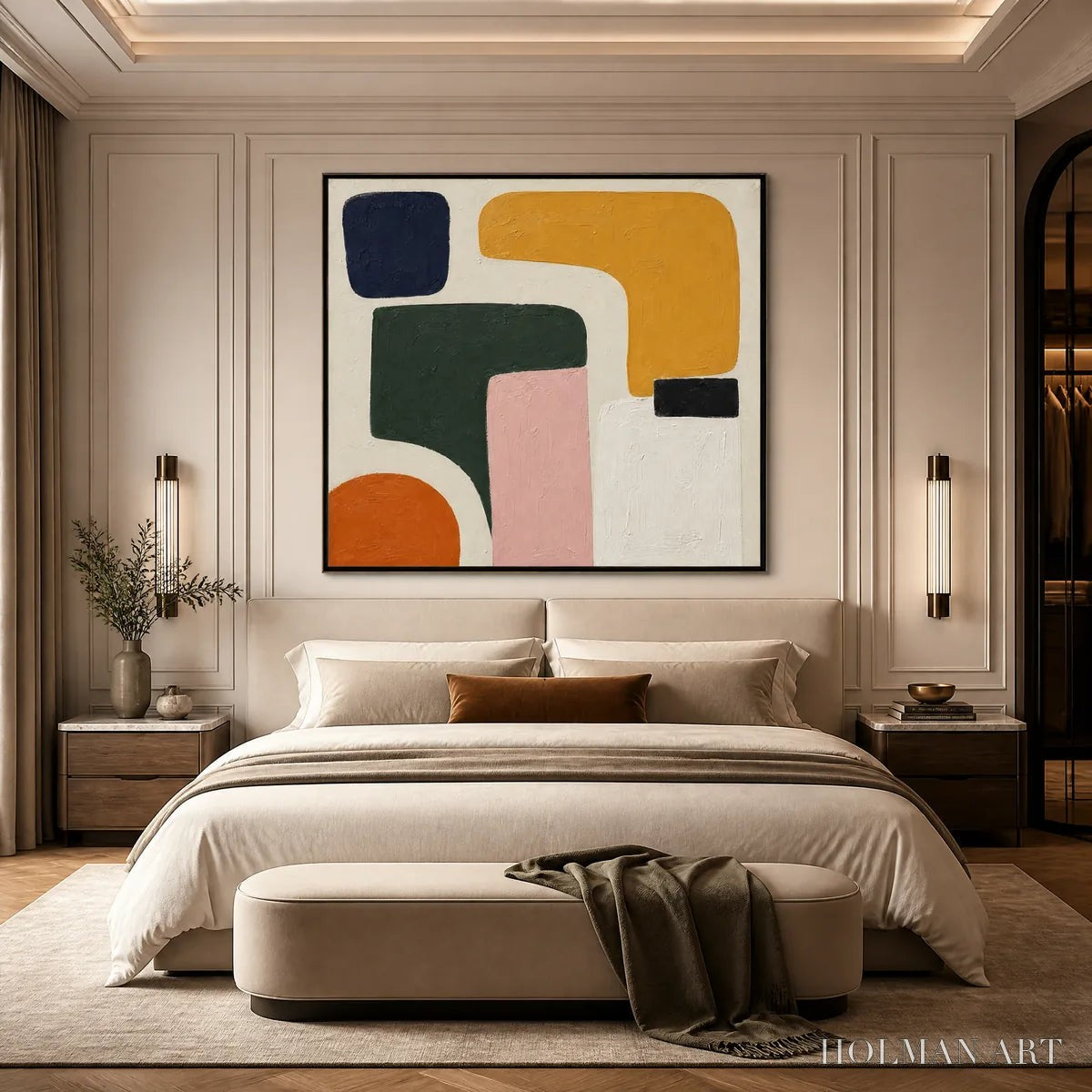 HOLMAN ART Garden Shapes – Modern Organic Shape Abstract - image 6