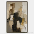HOLMAN ART Shadow Gold – Neutral Black Gold Abstract - image 1