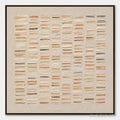 HOLMAN ART Warm Stone Geometry – Warm Beige Geometric Texture Painting - image 1