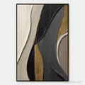 HOLMAN ART Golden Balance – Black Gold Geometric Abstract - image 1
