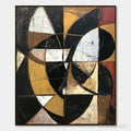 HOLMAN ART Fractured Rhythm – Textured Geometric Abstract Oil Painting - image 1