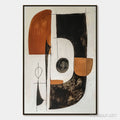 HOLMAN ART Construct – Modern Abstract Geometric Oil Painting - image 1