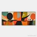 HOLMAN ART Mid-Century Modern Geometric Panoramic – Abstract Painting, Panoramic , Mid-Century Modern Decor - image 1