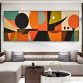 HOLMAN ART Mid-Century Modern Geometric Panoramic – Abstract Painting, Panoramic , Mid-Century Modern Decor - image 2