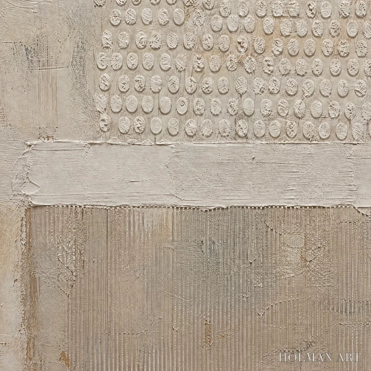 HOLMAN ART White Silence – Minimal White Relief Abstract - image 5