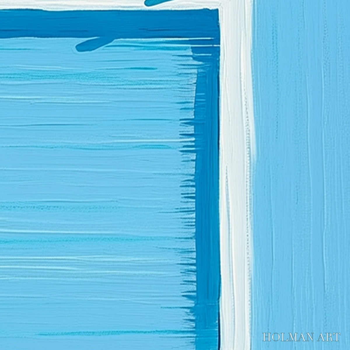 HOLMAN ART the Plunge – Minimalist Modern Art of a Summer Pool Scene - image 3