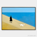 HOLMAN ART Solitude – Minimalist Seaside Companion Painting - image 1