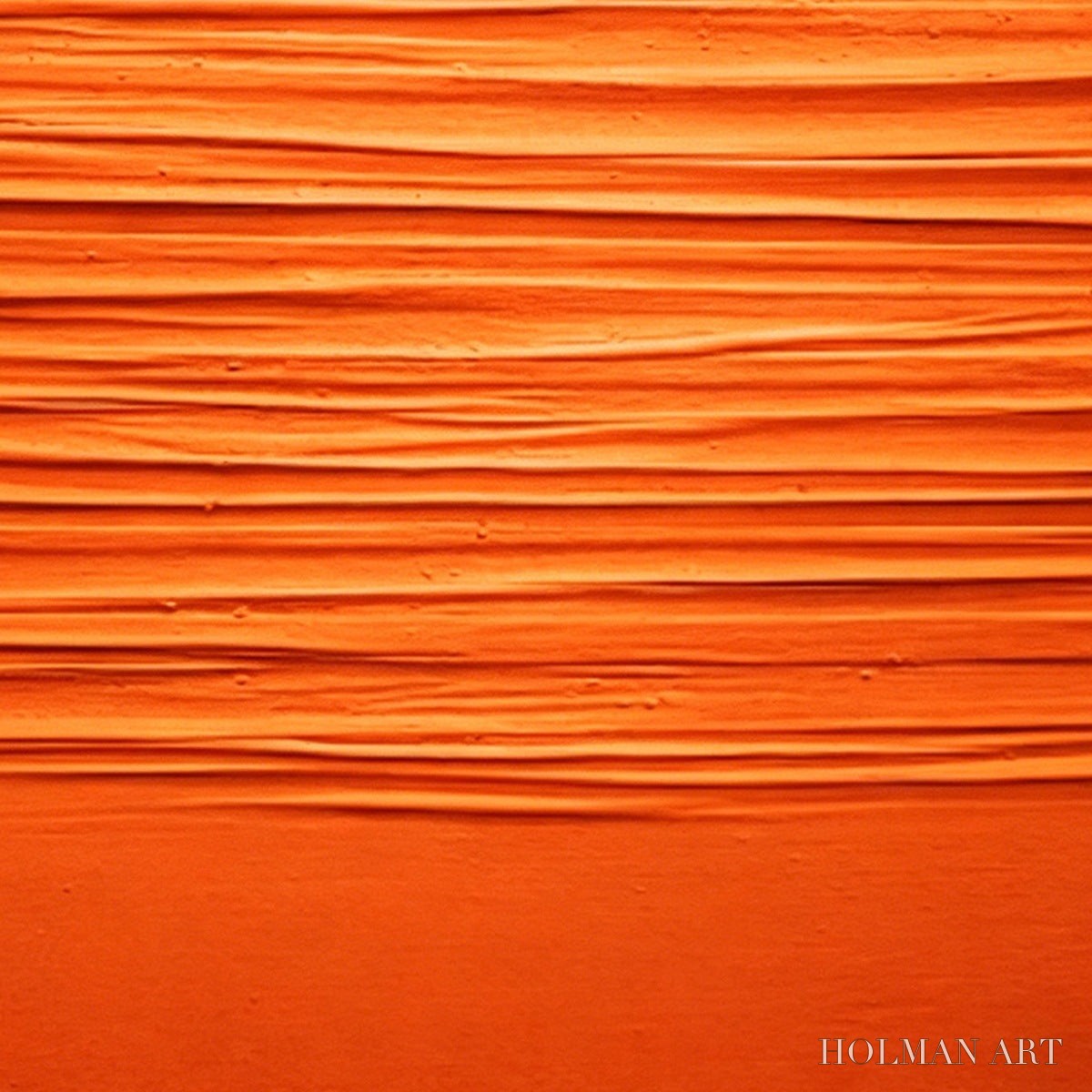 HOLMAN ART Saffron Rhythm – Vibrant Textured Minimalist Orange Painting - image 5