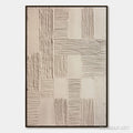HOLMAN ART Foundations – Textured Minimalist Abstract Painting in Beige - image 1