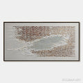 HOLMAN ART Fragments of Time – Textured Minimalist Architectural Abstract Painting - image 1