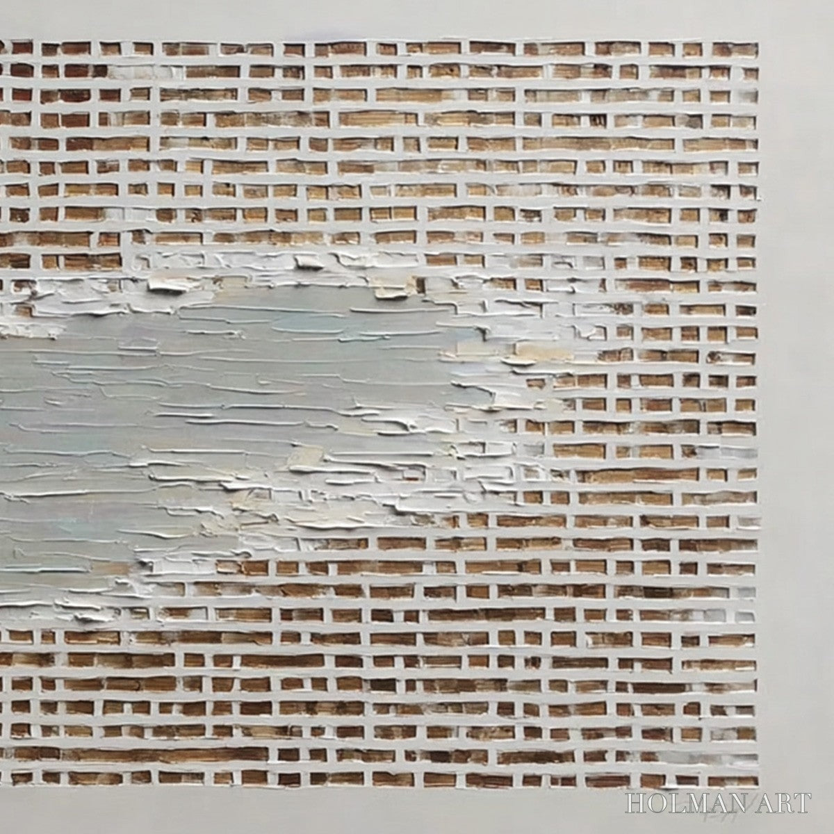 HOLMAN ART Fragments of Time – Textured Minimalist Architectural Abstract Painting - image 5