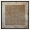 HOLMAN ART Codex – Large Square Textured Minimalist Abstract Painting - image 1