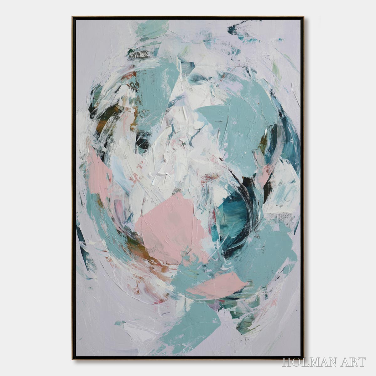 HOLMAN ART First Blush – Textured Modern Abstract Painting - image 1
