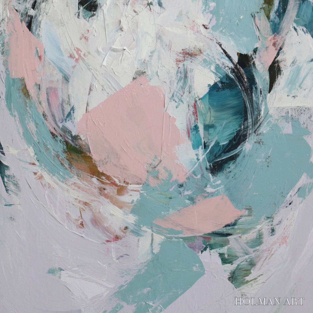 HOLMAN ART First Blush – Textured Modern Abstract Painting - image 5