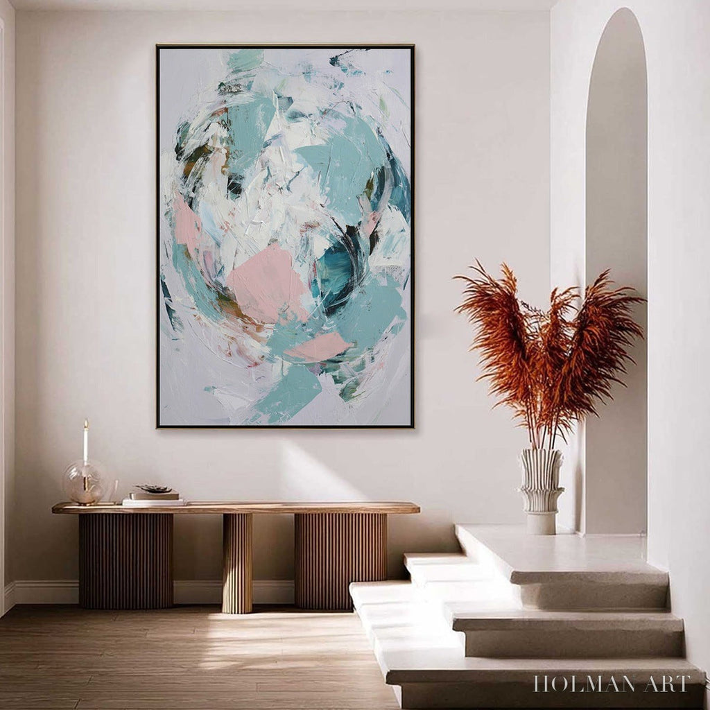 HOLMAN ART First Blush – Textured Modern Abstract Painting - image 6