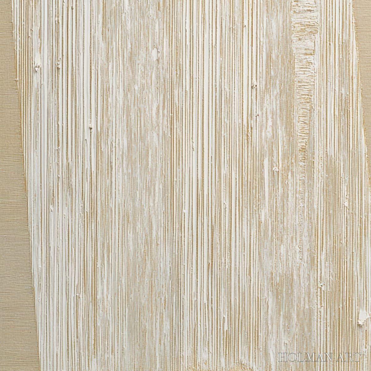 HOLMAN ART Linear Calm – Textured Minimalist Abstract Painting in Beige - image 3