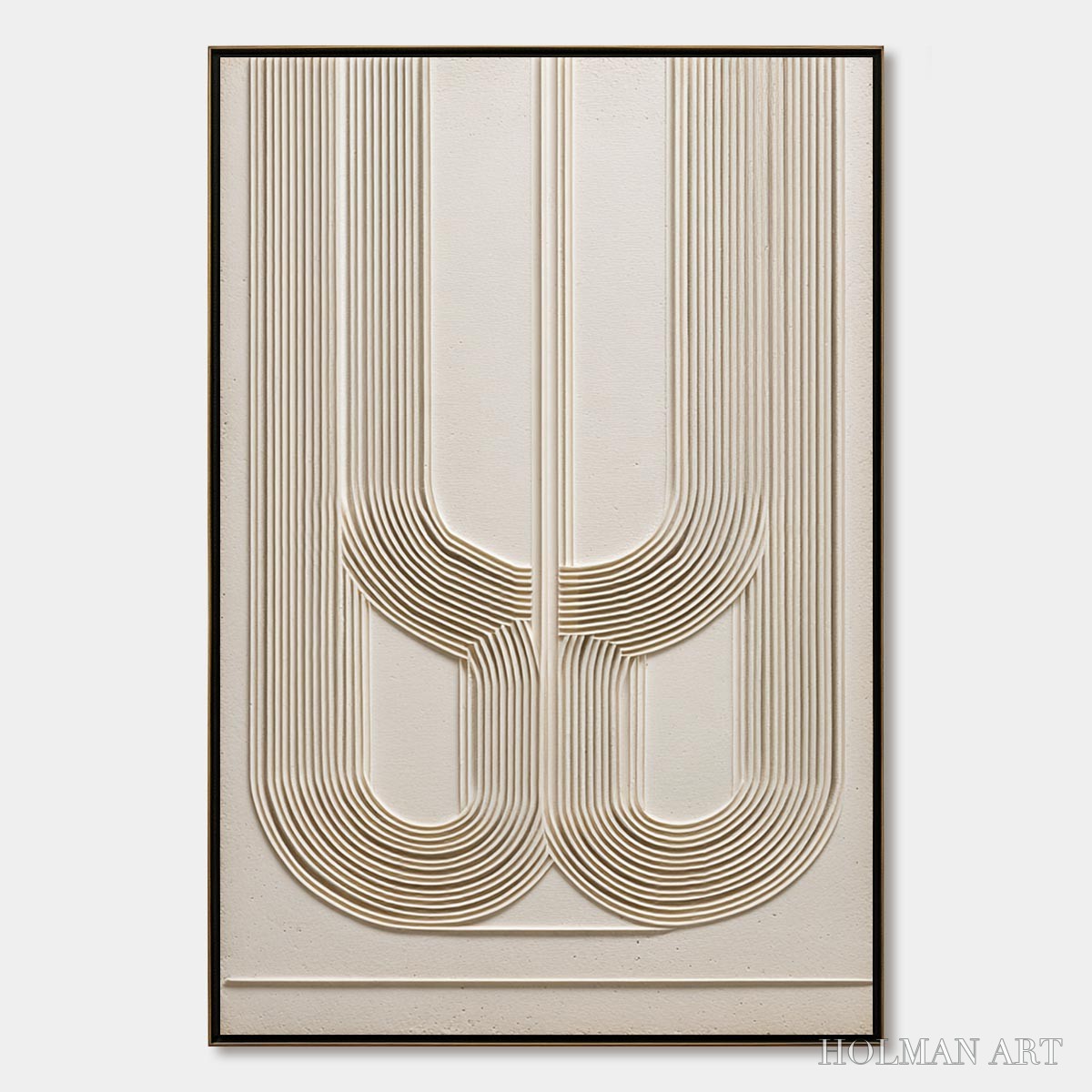 HOLMAN ART Arcade – Textured Minimalist Architectural Abstract Painting - image 1