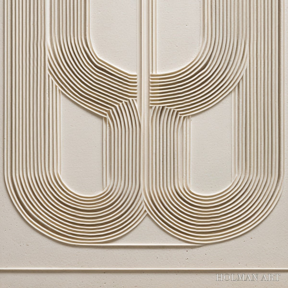 HOLMAN ART Arcade – Textured Minimalist Architectural Abstract Painting - image 3