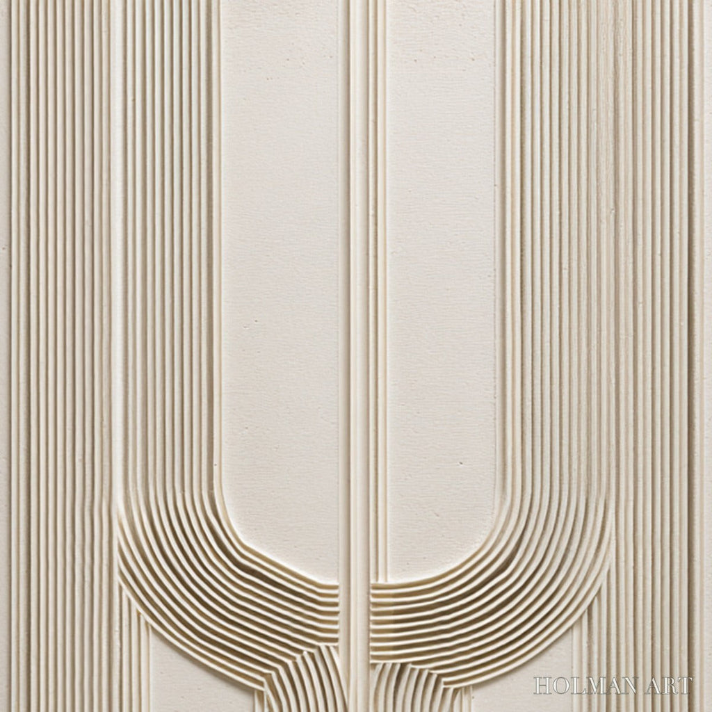 HOLMAN ART Arcade – Textured Minimalist Architectural Abstract Painting - image 5