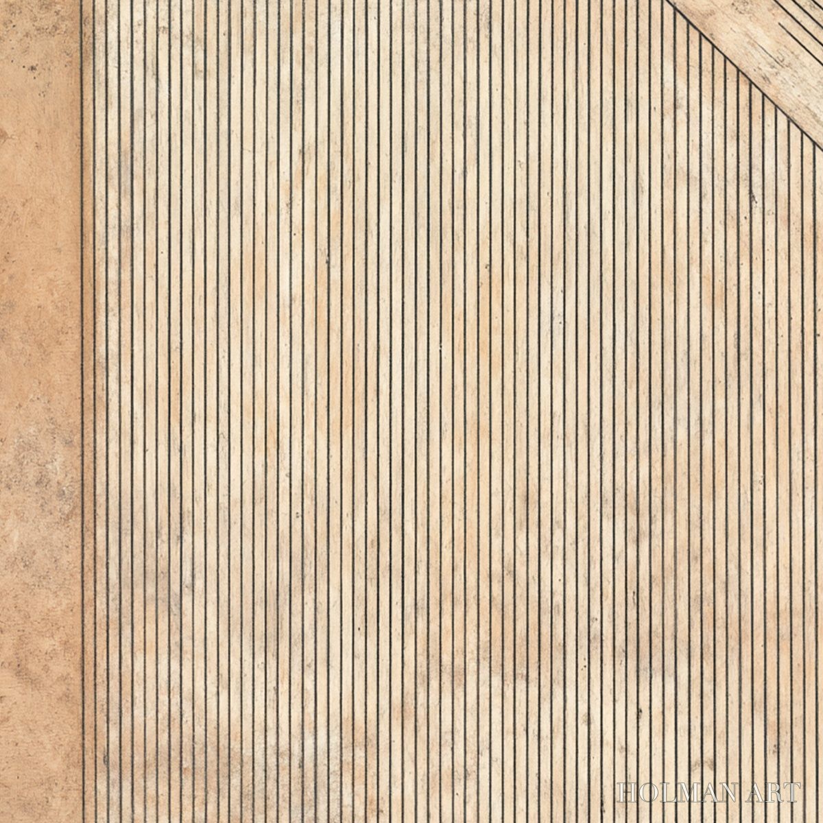 HOLMAN ART Codex – Minimalist Architectural Line Art Painting - image 5